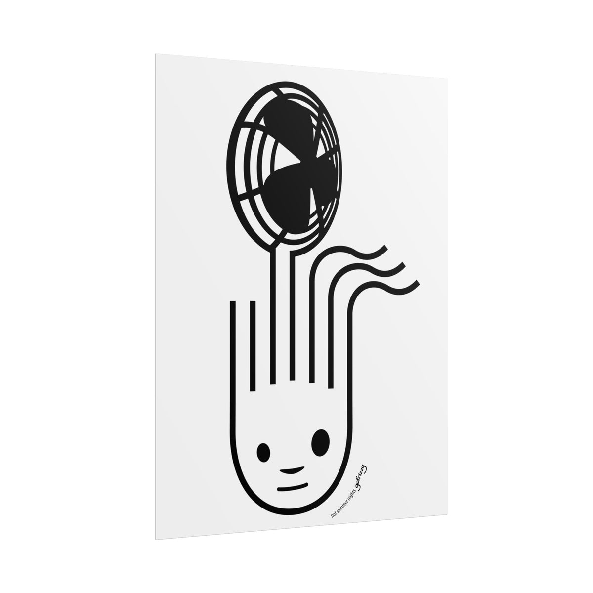 Too Hot to Think — Gofrizzy Art Print