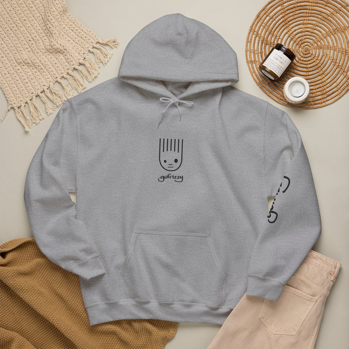 Checked Out — Gofrizzy Graphic Hoodie | Light Colors
