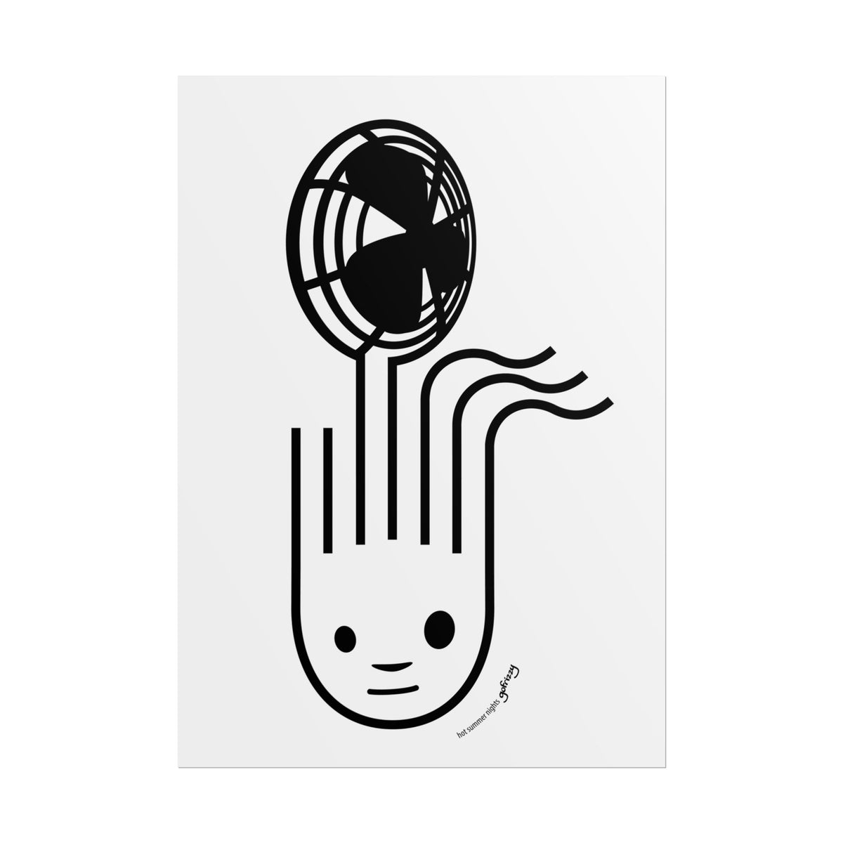 Too Hot to Think — Gofrizzy Art Print