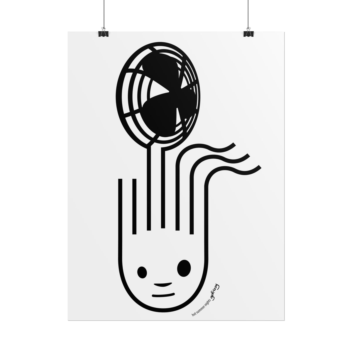 Too Hot to Think — Gofrizzy Art Print