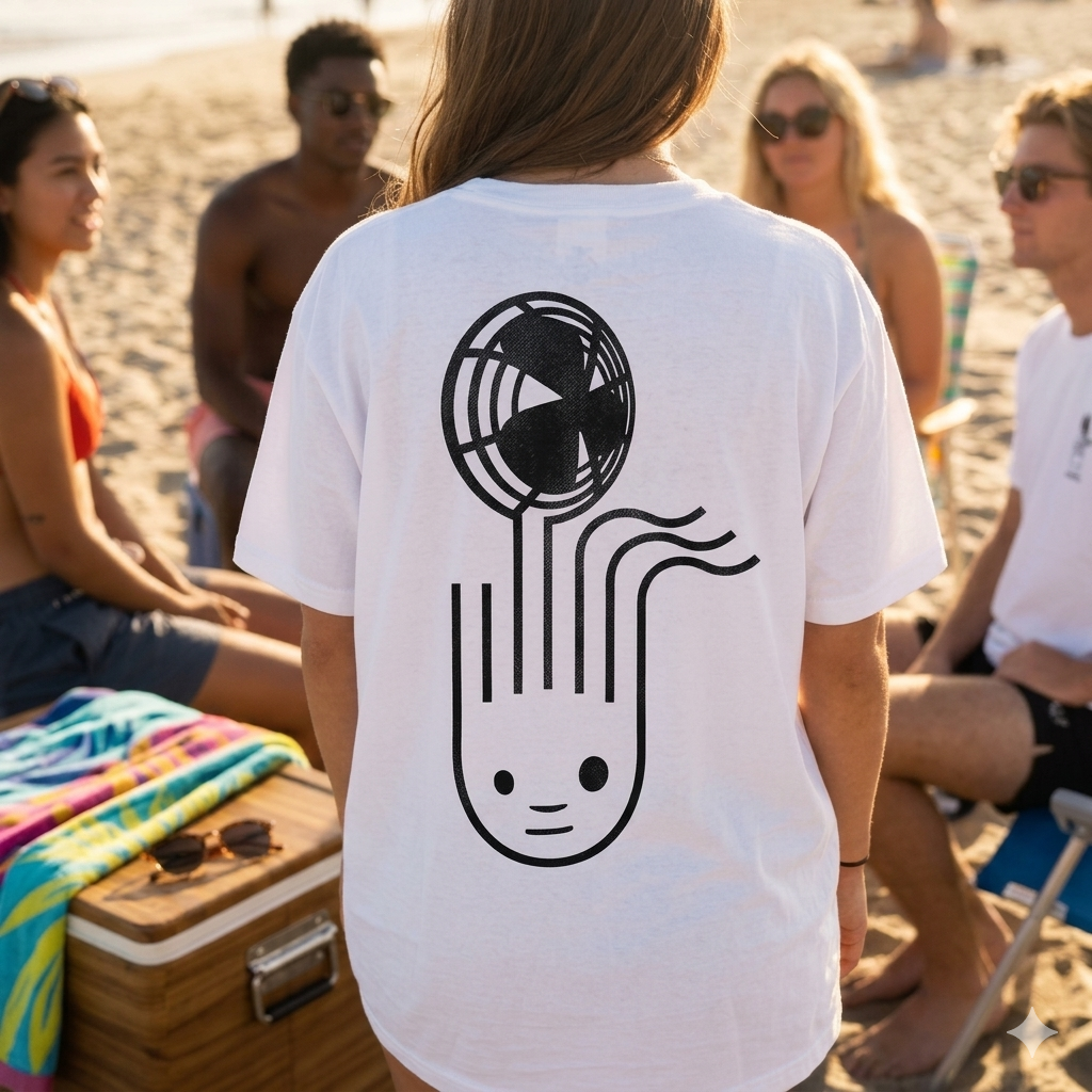 Too Hot to Think — Gofrizzy Graphic T-Shirt | Light Colors
