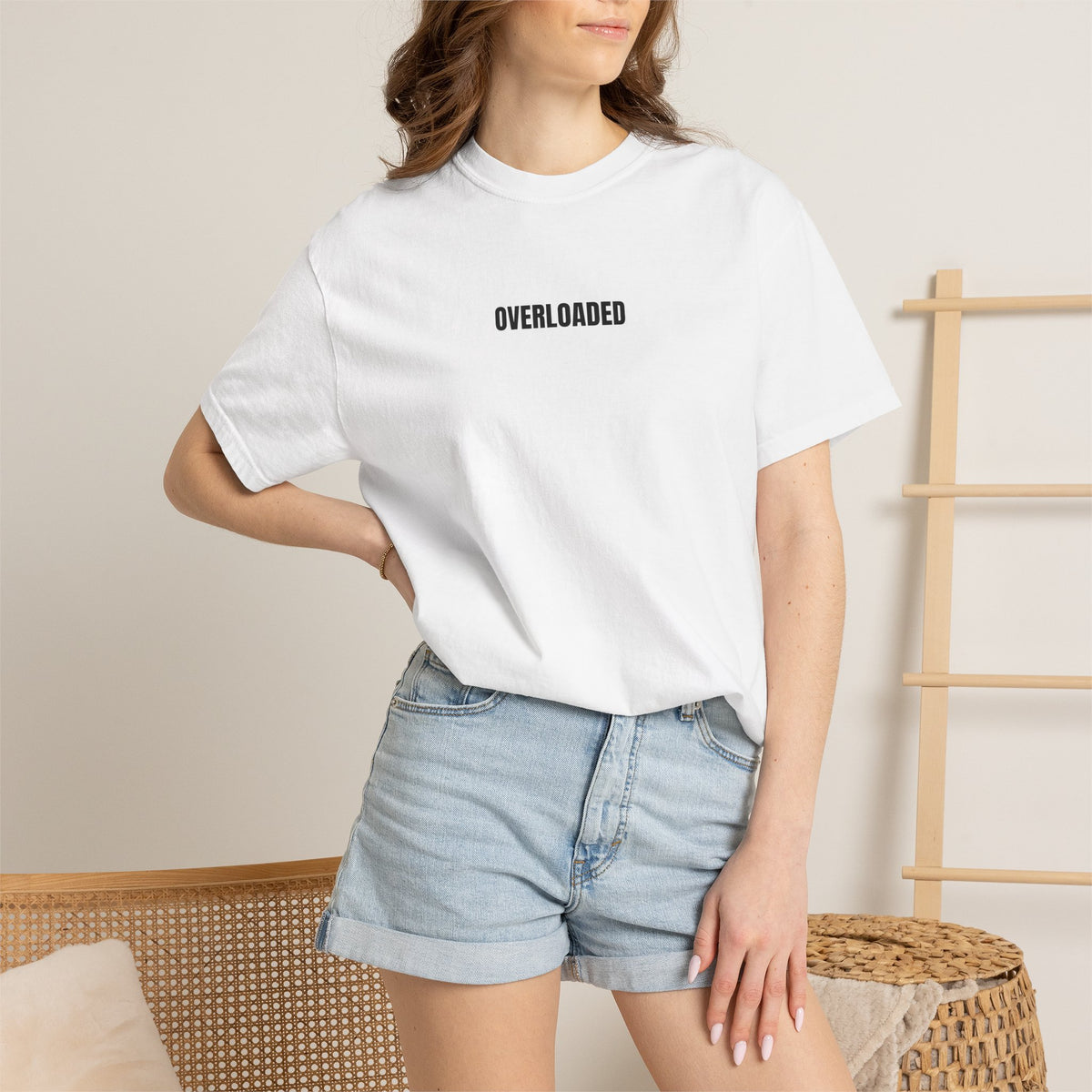 Overloaded — Gofrizzy Premium Graphic T-Shirt | Light Colors