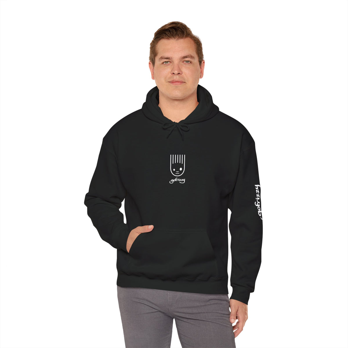 Strategizing — Gofrizzy Graphic Hoodie | Dark Colors
